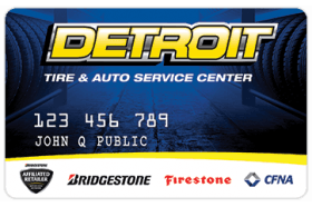 Detroit Tire and Auto Service Center Credit Card logo
