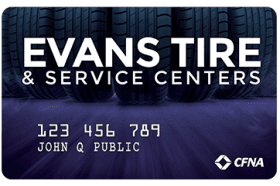 Evans Tire Credit Card logo