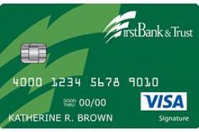 First Bank and Trust of Texas Cash Back Rewards Visa logo