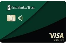 First Bank and Trust Visa Signature Rewards Credit Card logo