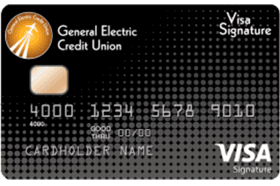 General Electric Credit Union Visa Signature Credit Card logo