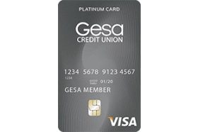 Gesa Credit Union Platinum Card logo