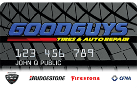 GoodGuys Tires and Auto Repair Credit Card logo