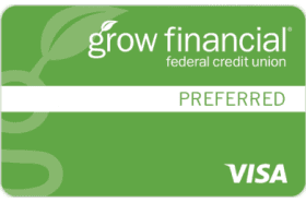 Grow Financial FCU Visa Platinum Preferred Secured logo