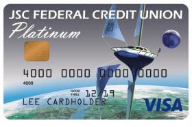 JSC Federal Credit Union Visa Platinum Credit Card logo