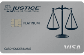Justice FCU VISA Platinum Rewards Credit Card logo