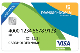 Keesler Federal Credit Union Visa Signature logo
