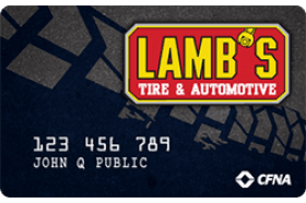 Lamb's Tire Credit Card logo