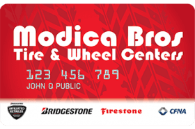 Modica Bros Tire Centers Credit Card logo