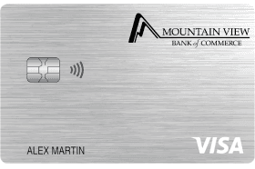 Mountain View Bank of Commerce Visa® Platinum Card logo