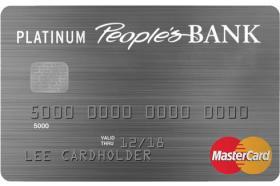 People's Bank of Commerce Platinum Classic MasterCard logo