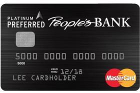 People's Bank of Commerce Platinum Preferred MasterCard logo