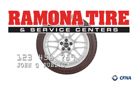 Ramona Tire and Service Centers Credit Card logo