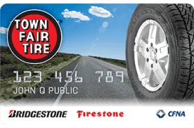 Town Fair Tire Credit Card logo