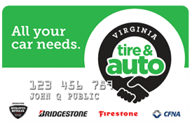Virginia Tire and Auto Credit Card logo